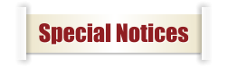 Special Notices