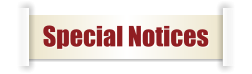 Special Notices